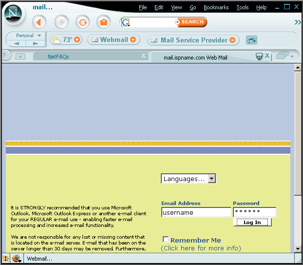 Web Mail Login