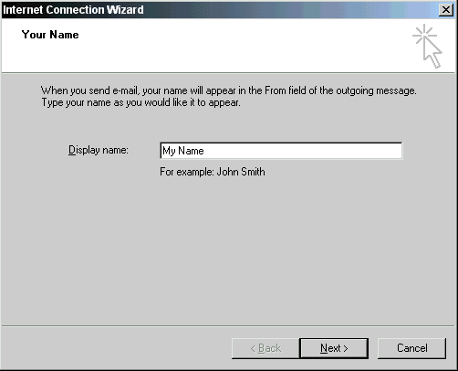 Outlook Express Connection Wizard