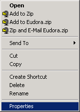 Shortcut Properties